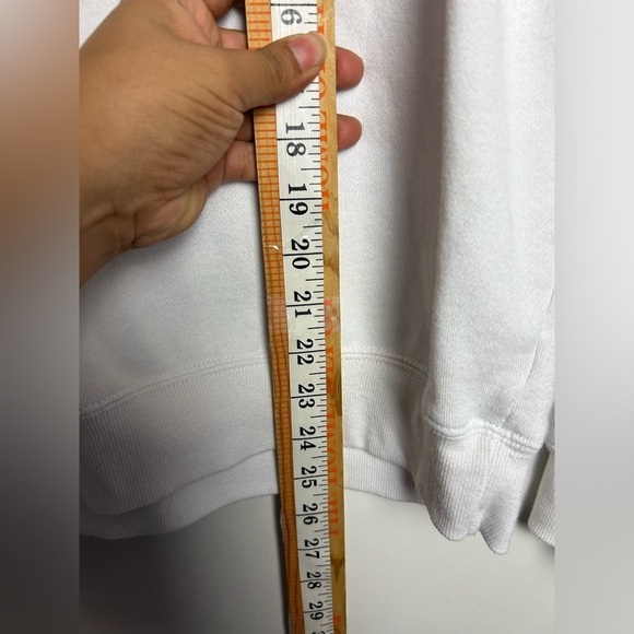 Hard Rock Cafe Chicago Fleece Long Sleeve Sweatshirt White Size M - Picture 5 of 9